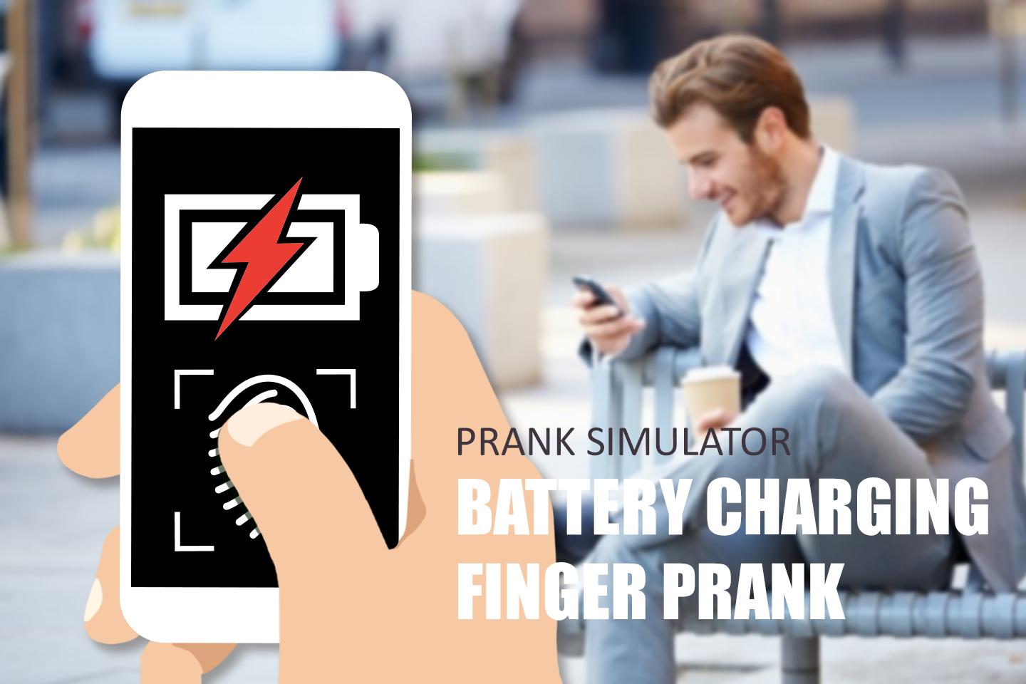 Battery charging finger prank