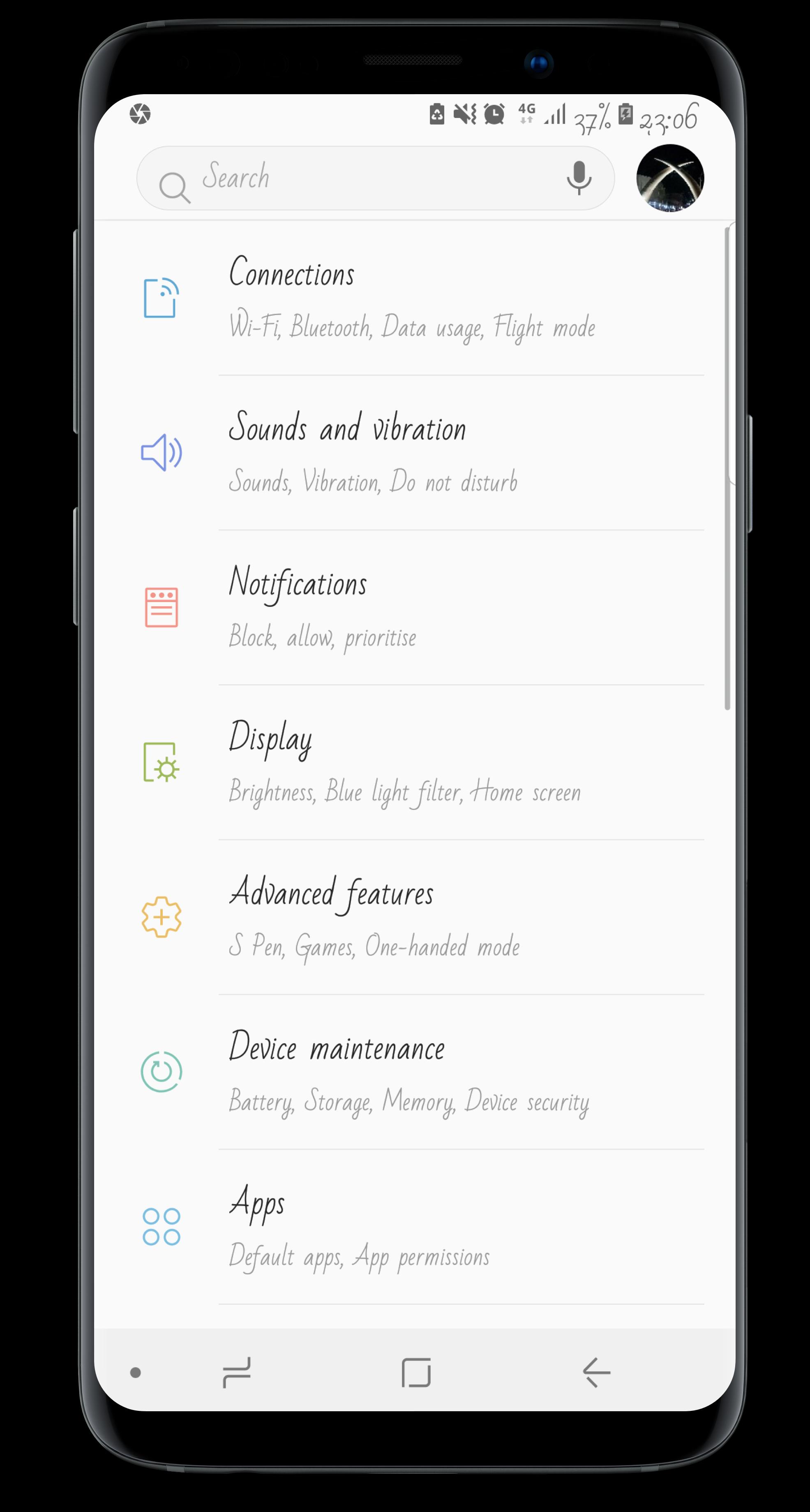 Script Fonts for Samsung