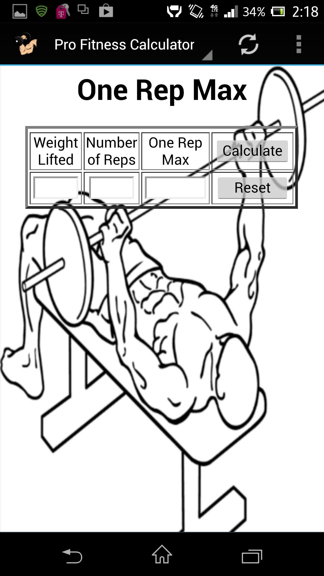 Pro Fitness Calculator