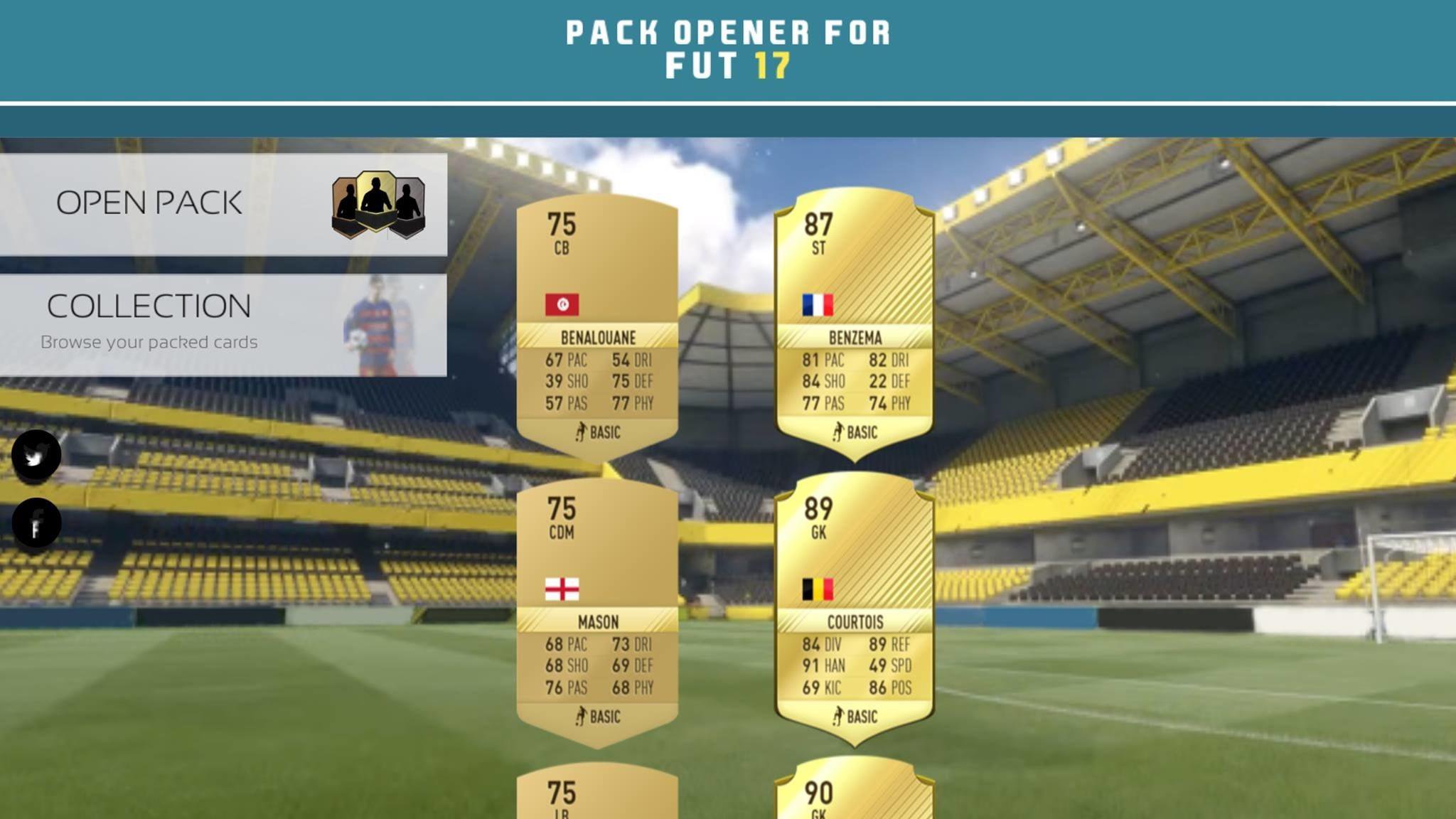 Pack Opener for Fifa 17
