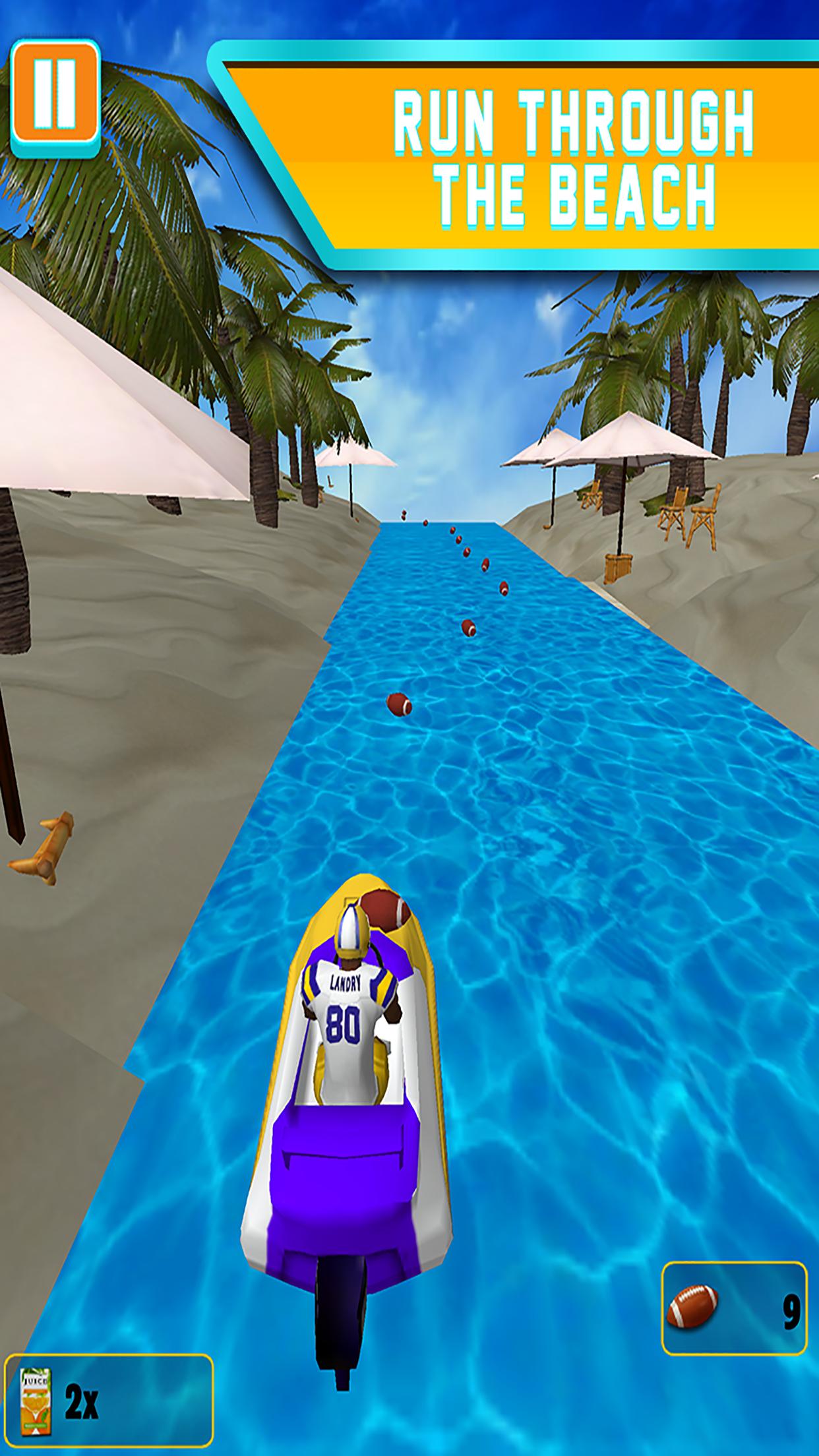 Jarvis Landry Football Runner