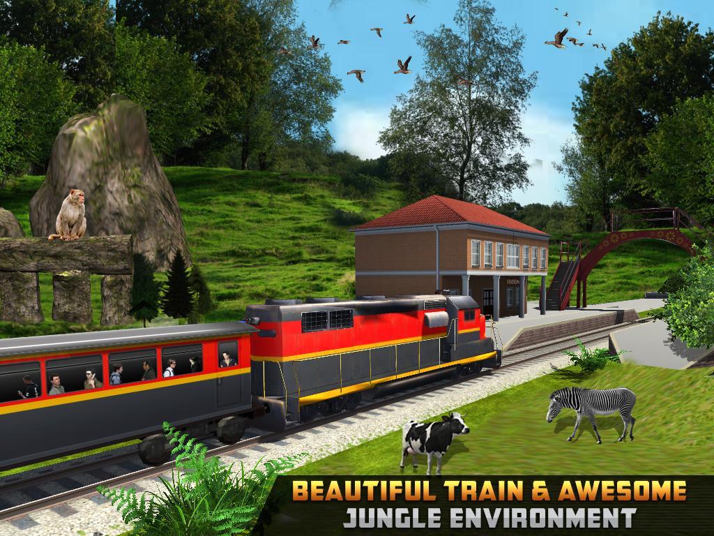 Jungle Train Driving Simulator