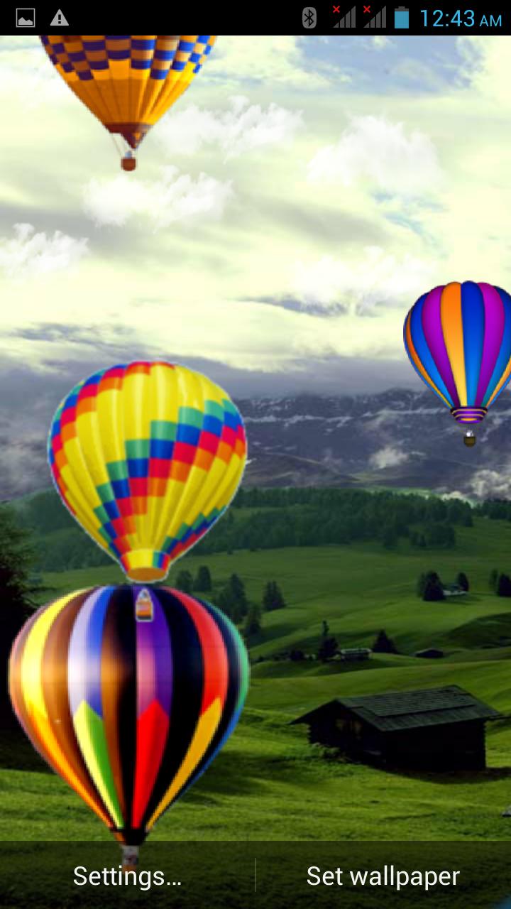 Air Balloon Live Wallpaer