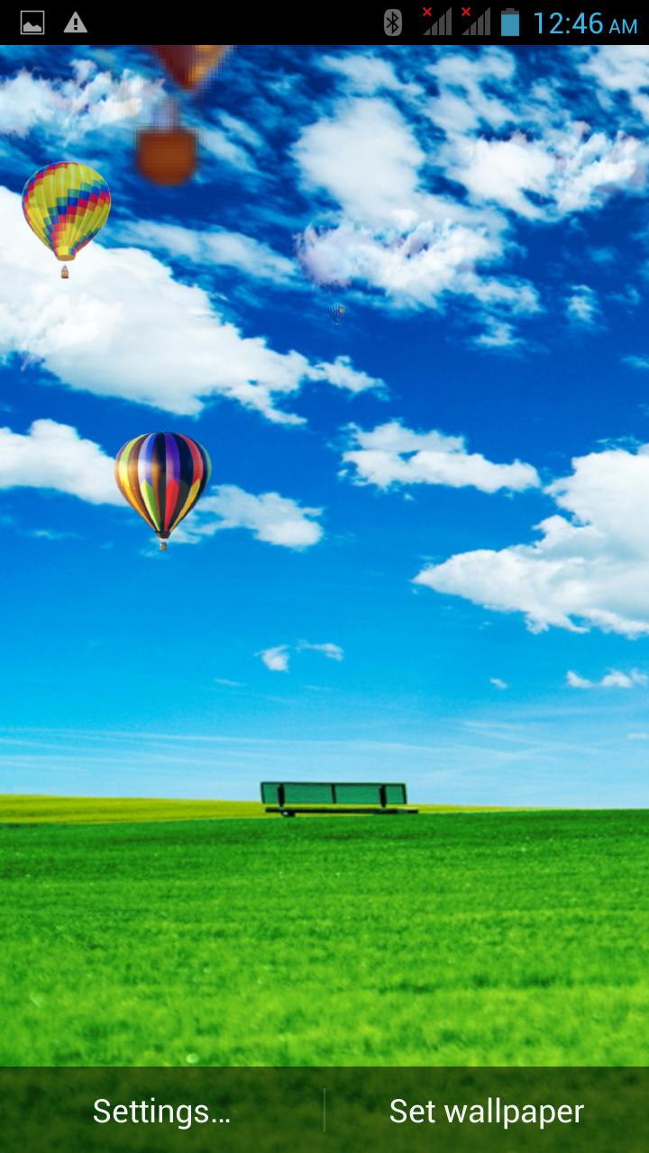 Air Balloon Live Wallpaer