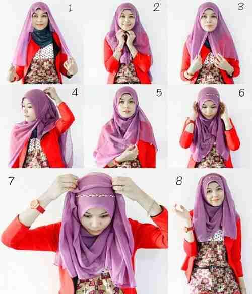 Hijab Tutorial Step by Step