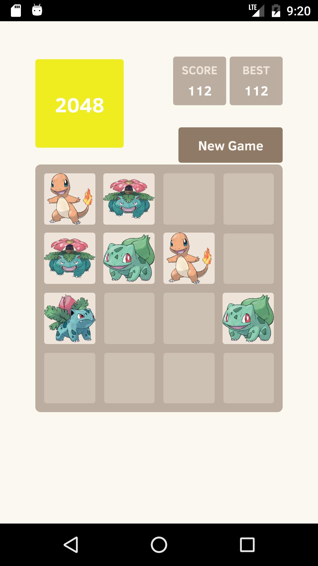2048 for Pokemon