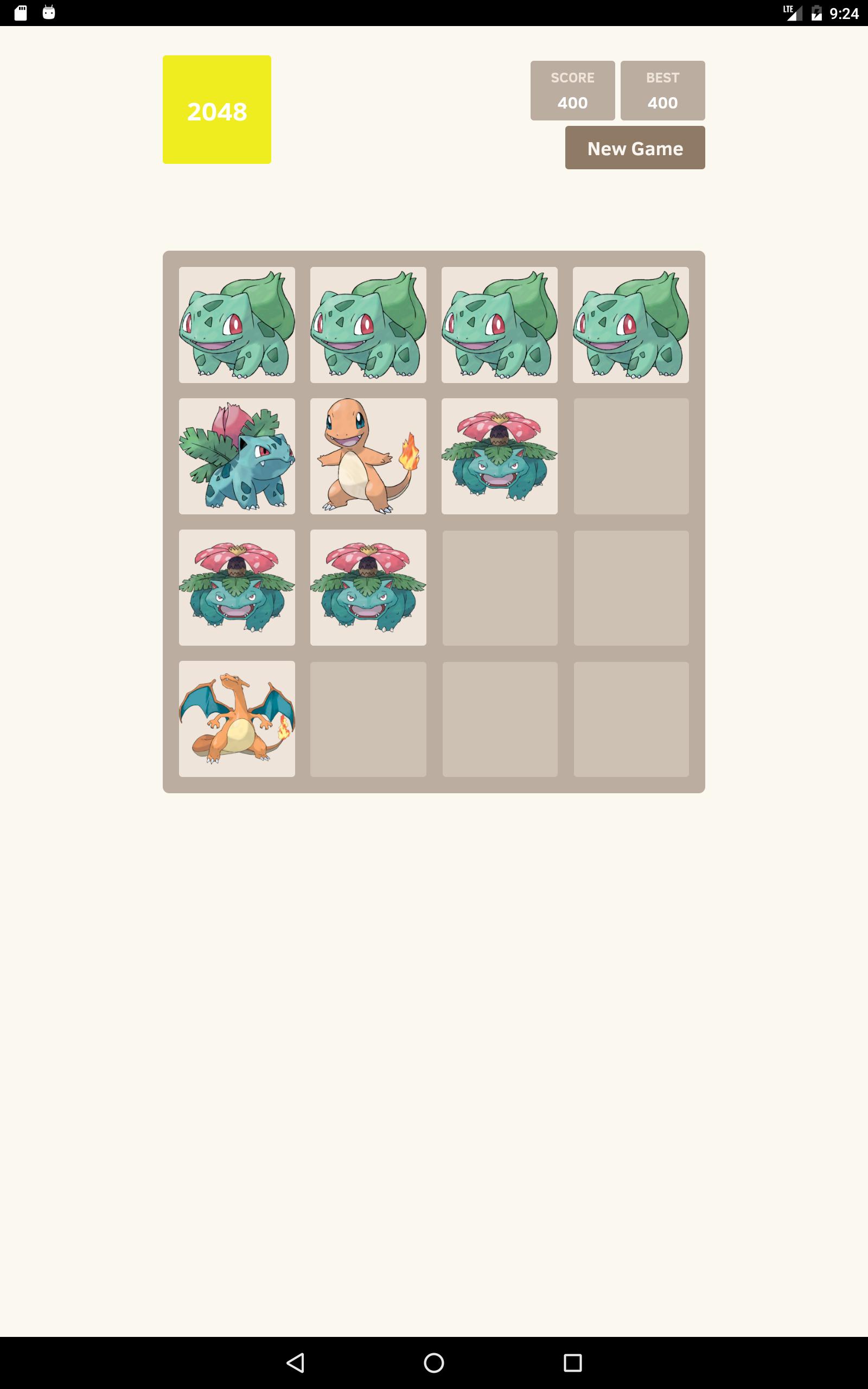 2048 for Pokemon