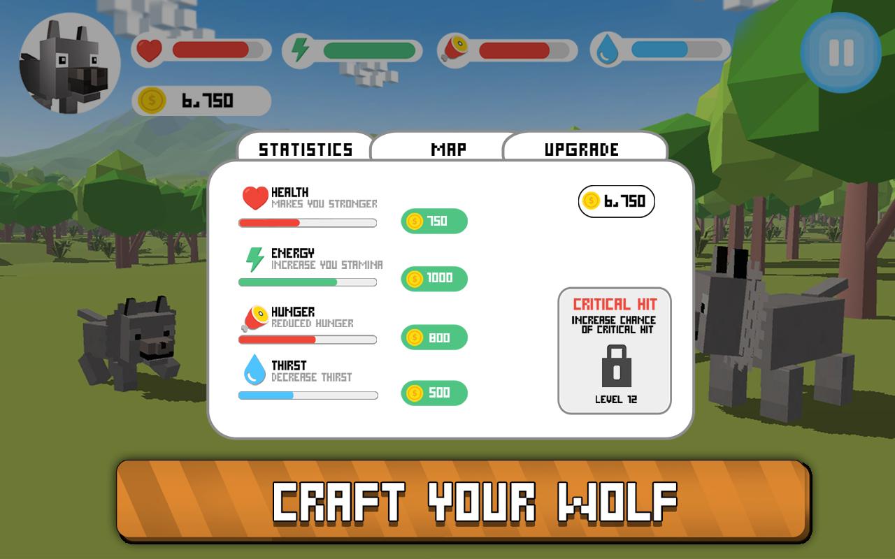 Blocky Wolf Simulator