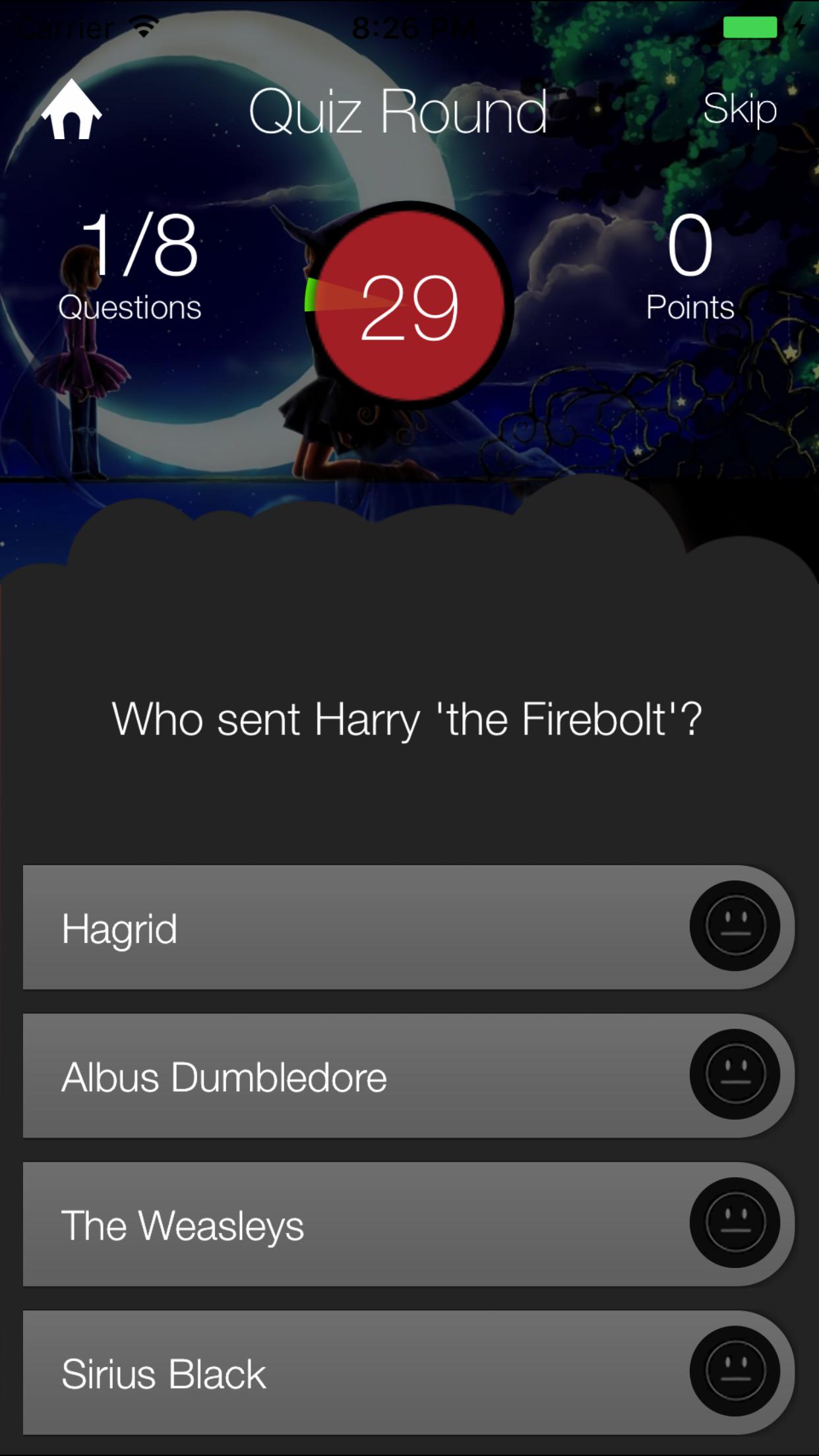 Wizardry Quiz for Harry Potter