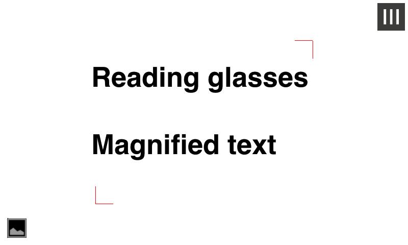 Magnifier Reading glass