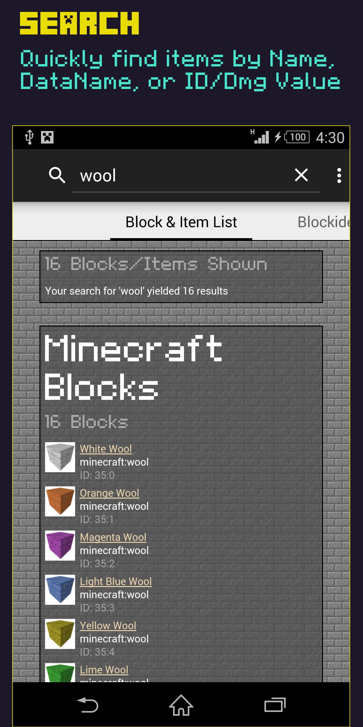 Blockidex Guide for Minecraft