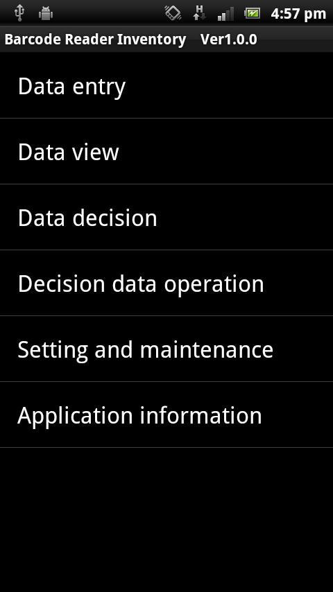 Barcode Reader Inventory