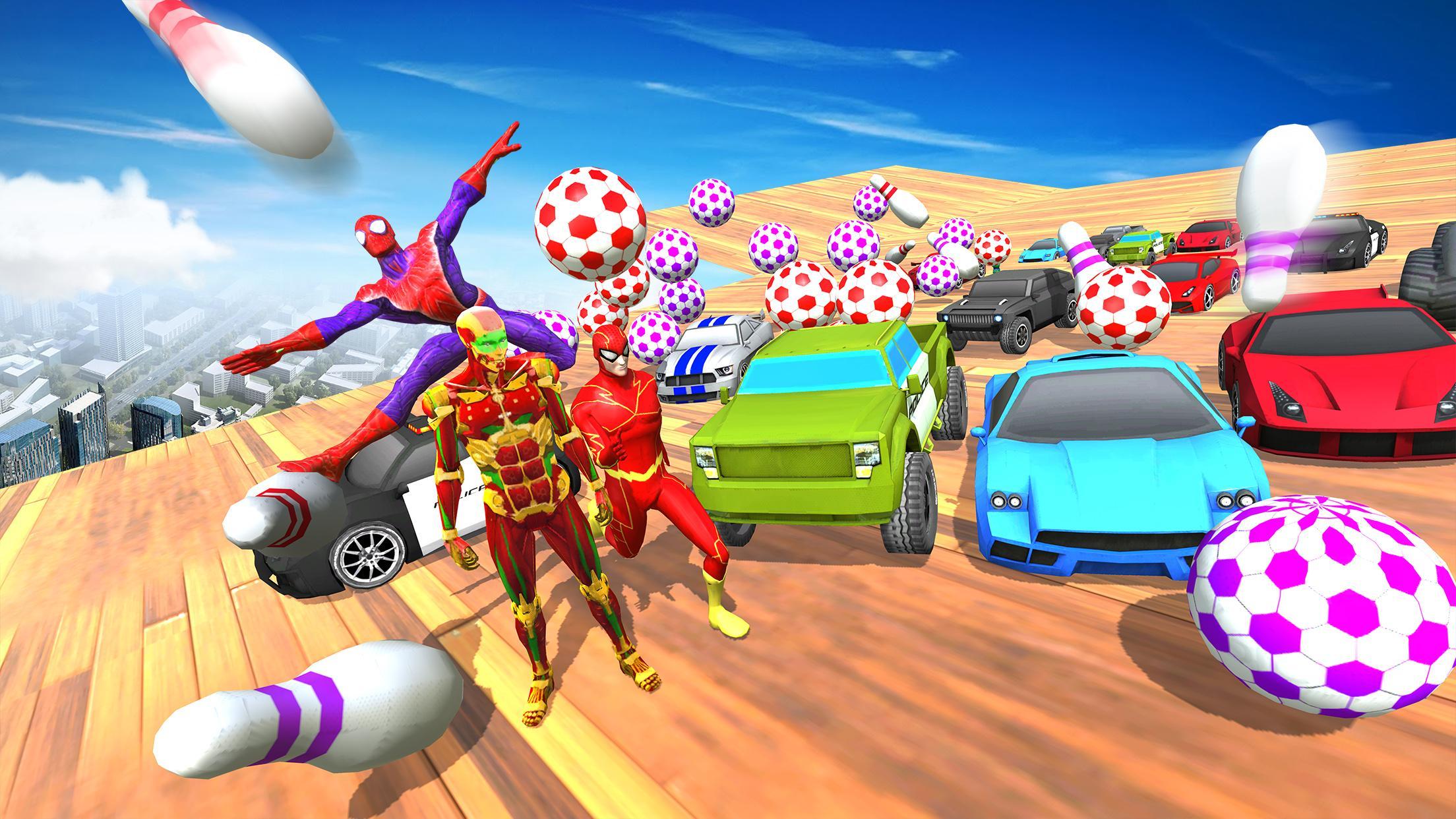 Impossible Mega Ramp Car Stunts Racing Drive