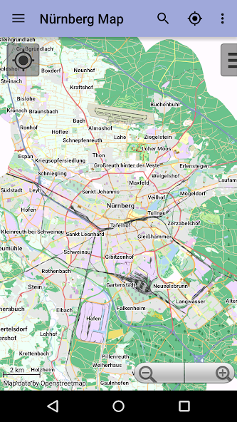 Nuremberg City Map Lite