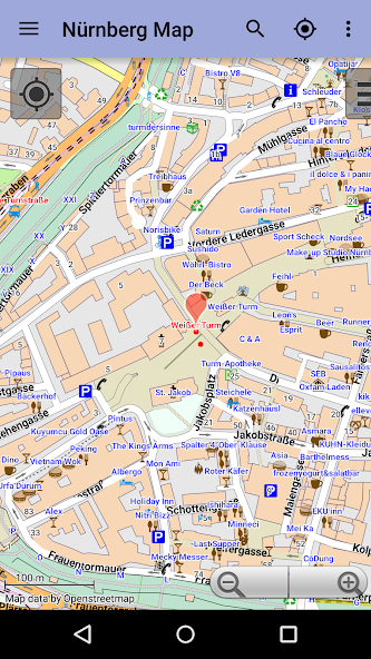 Nuremberg City Map Lite