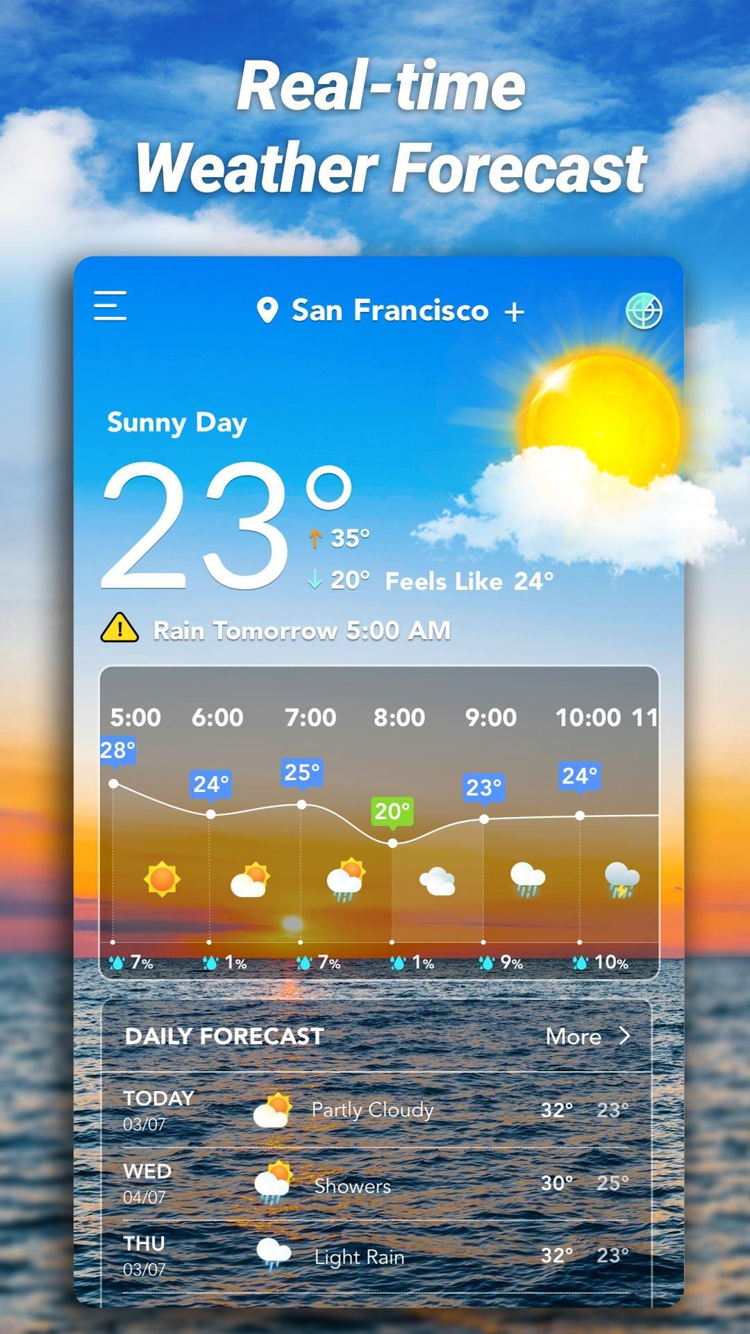 Accurate Weather: Weather Forecast, Clima Widget