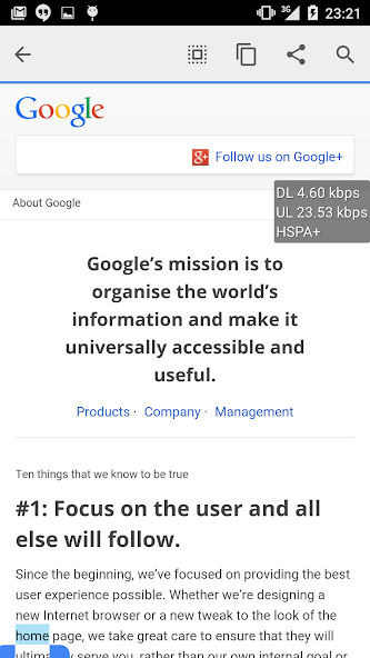 Real Time Internet Speed Meter