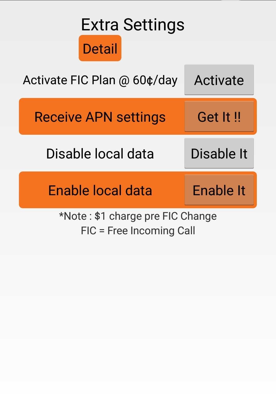 PrePaid Sim Card Aid 4 M1