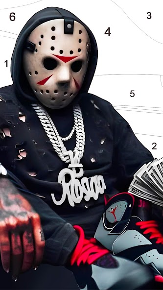 3D Art:Color by Number Game