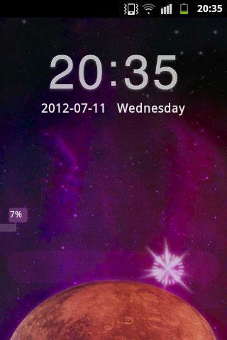 GO Locker Theme Galaxy Star