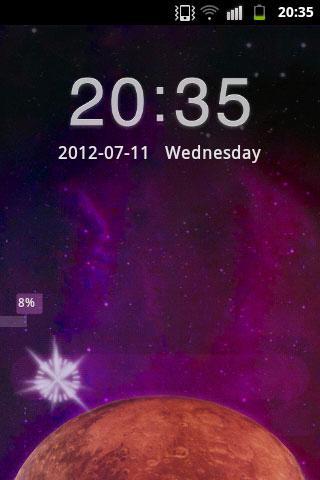 GO Locker Theme Galaxy Star
