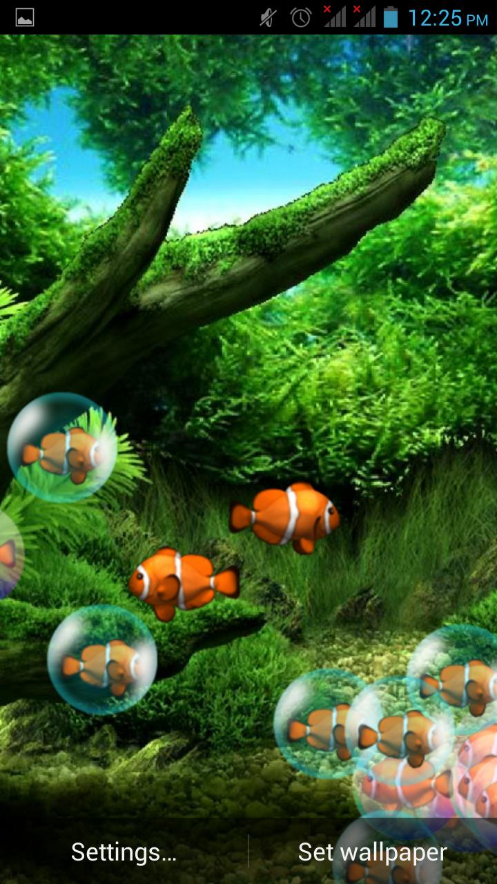 Bubble Fish Live Wallpaper