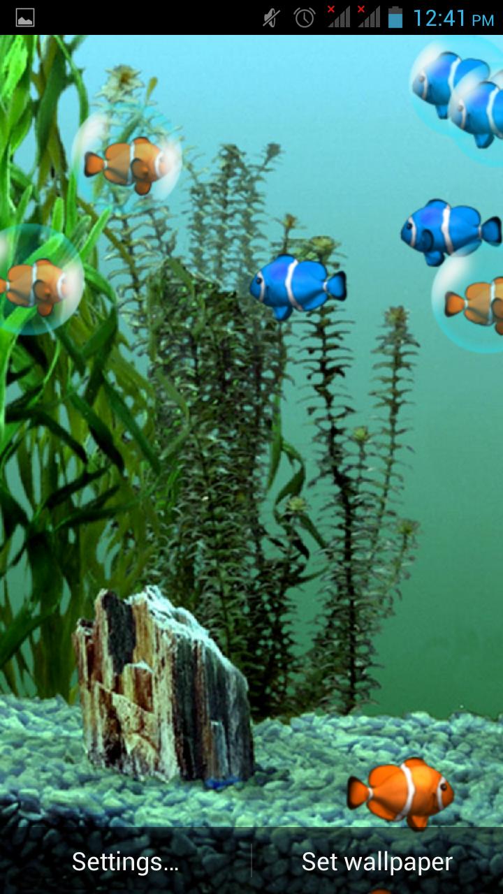 Bubble Fish Live Wallpaper