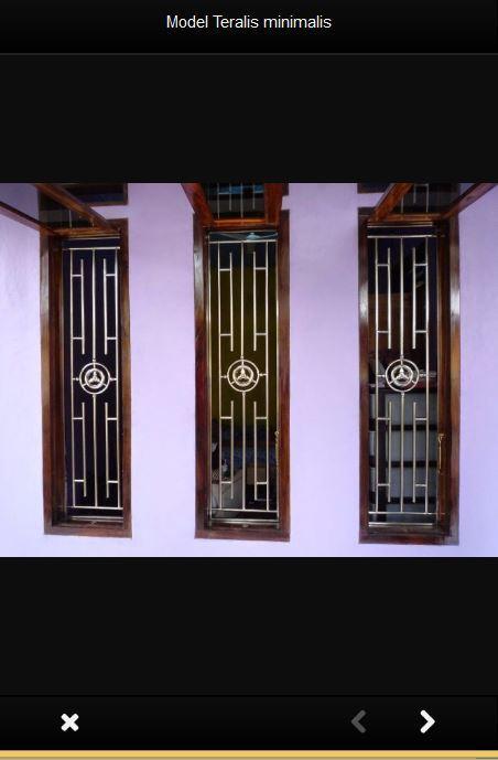 Model Teralis Minimalis 2018