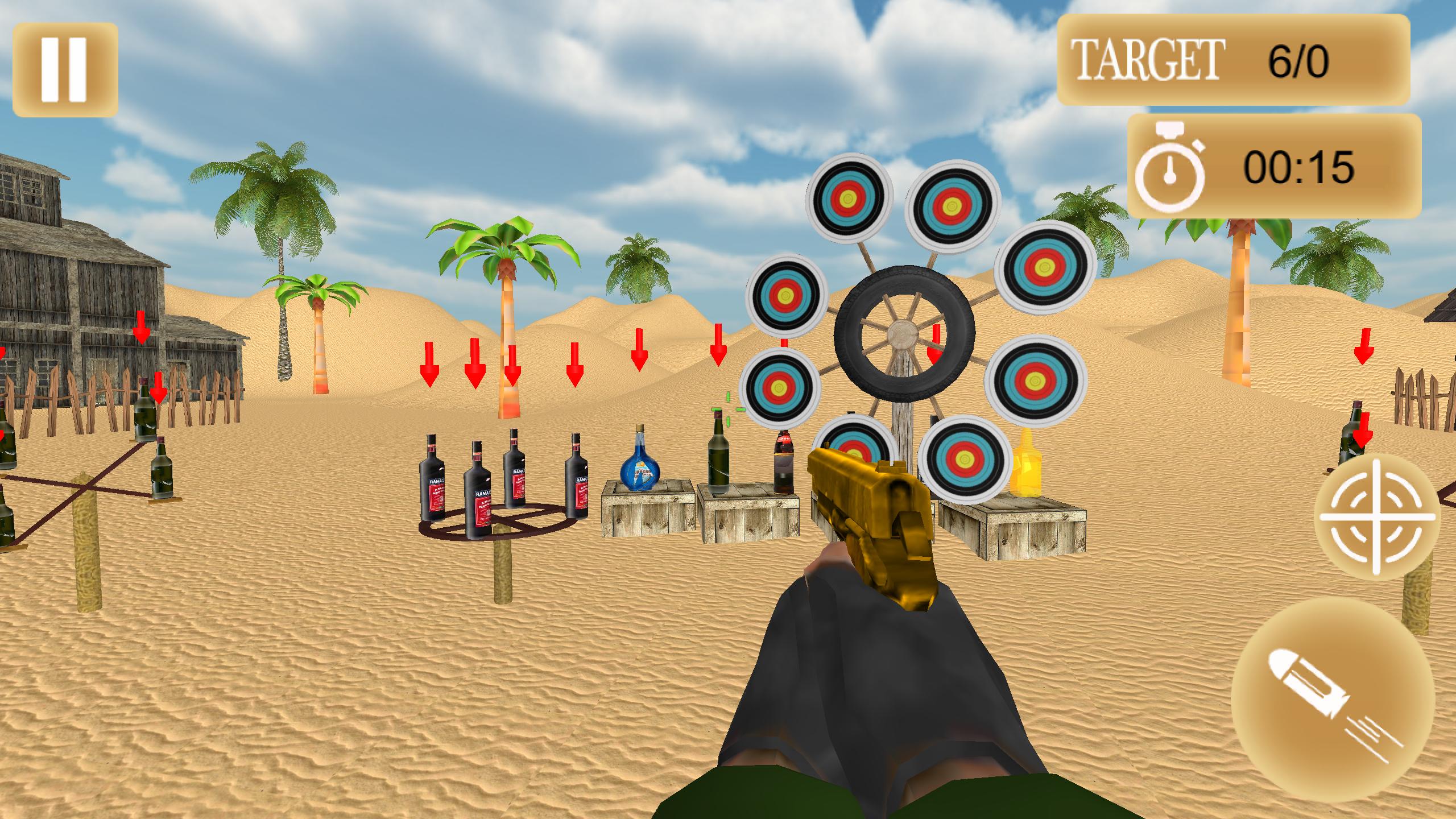 Crazy Free Bottle Shooter 3d Game 2019