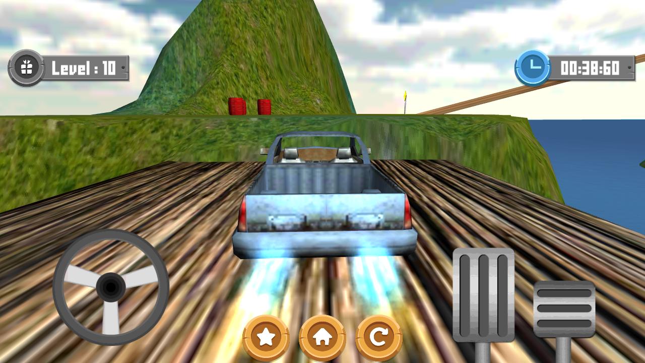 Car Hill Drive Excited 3D