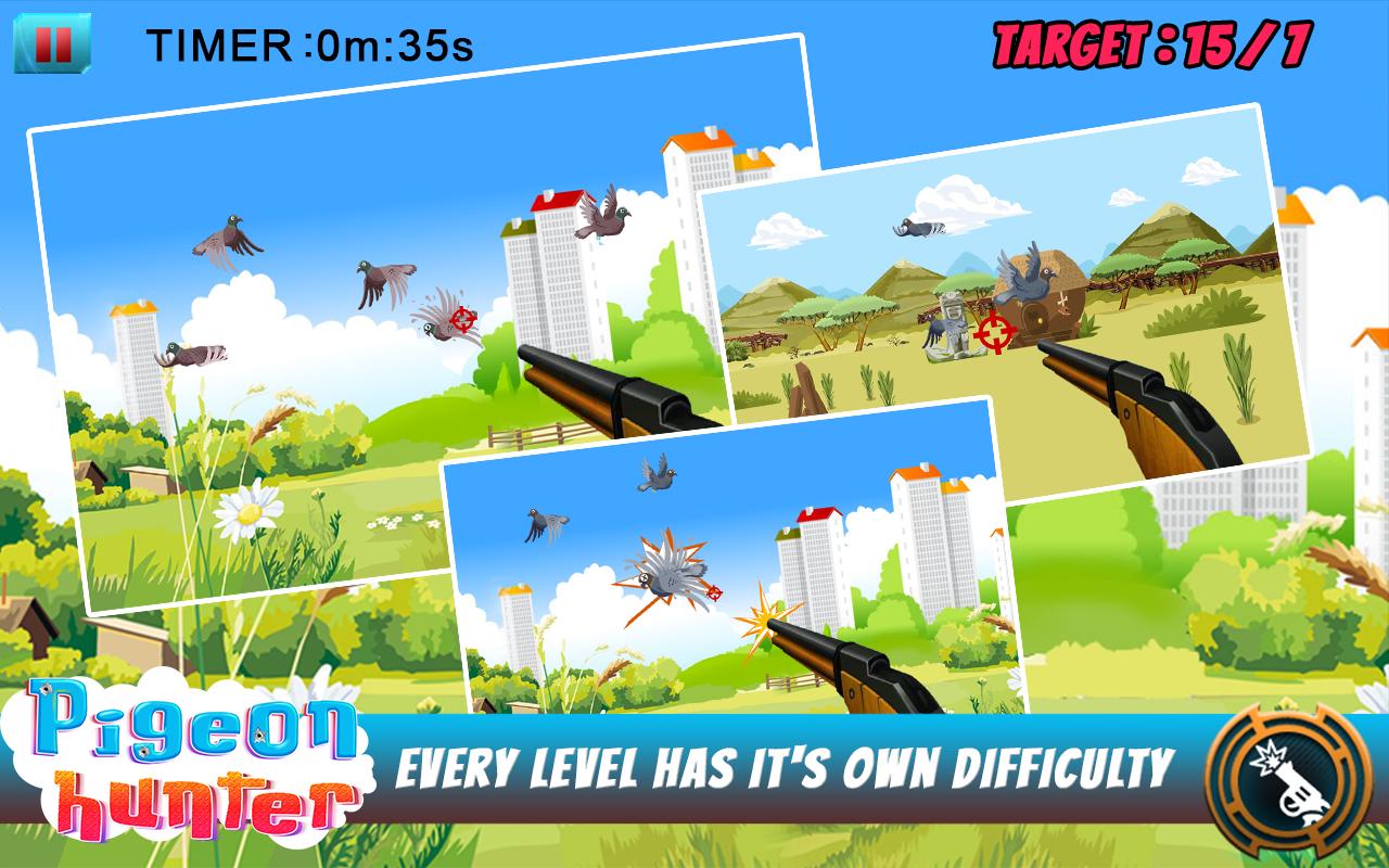 Pigeon Attack:Shooting game
