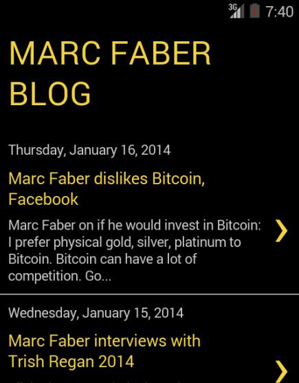 Marc Faber News & Blog