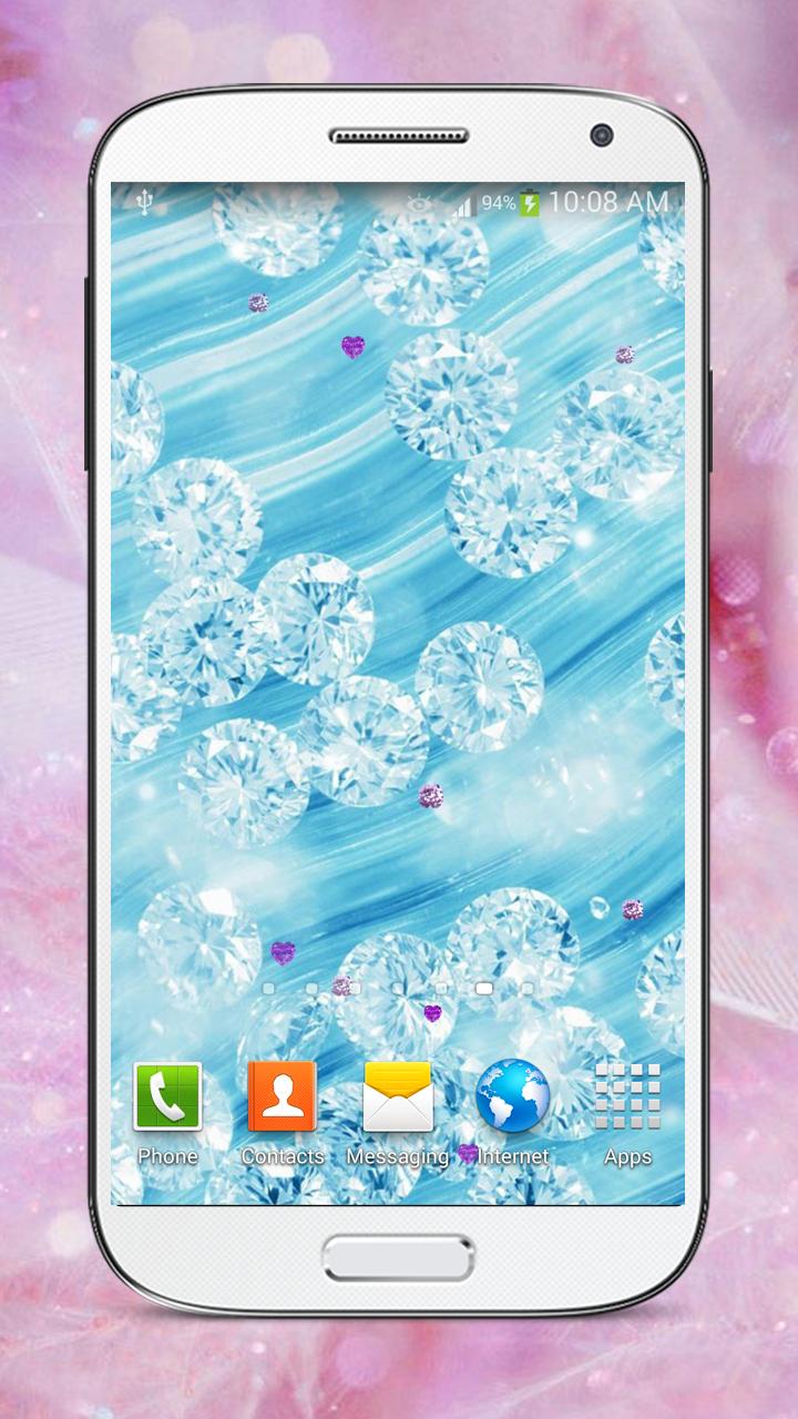 Shiny Diamonds Live Wallpaper