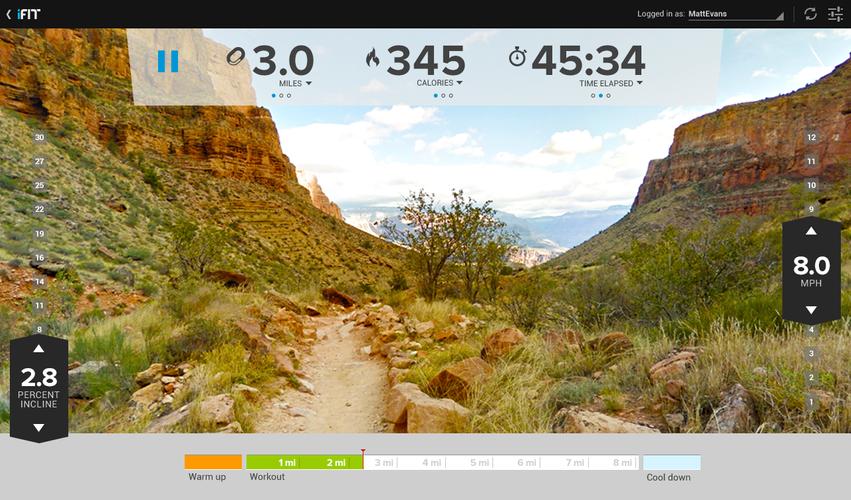 iFit WiFi Tablet App
