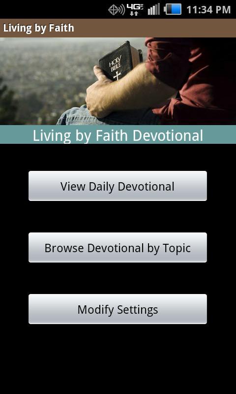 Living by Faith Devotional