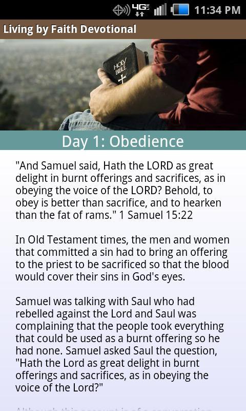 Living by Faith Devotional