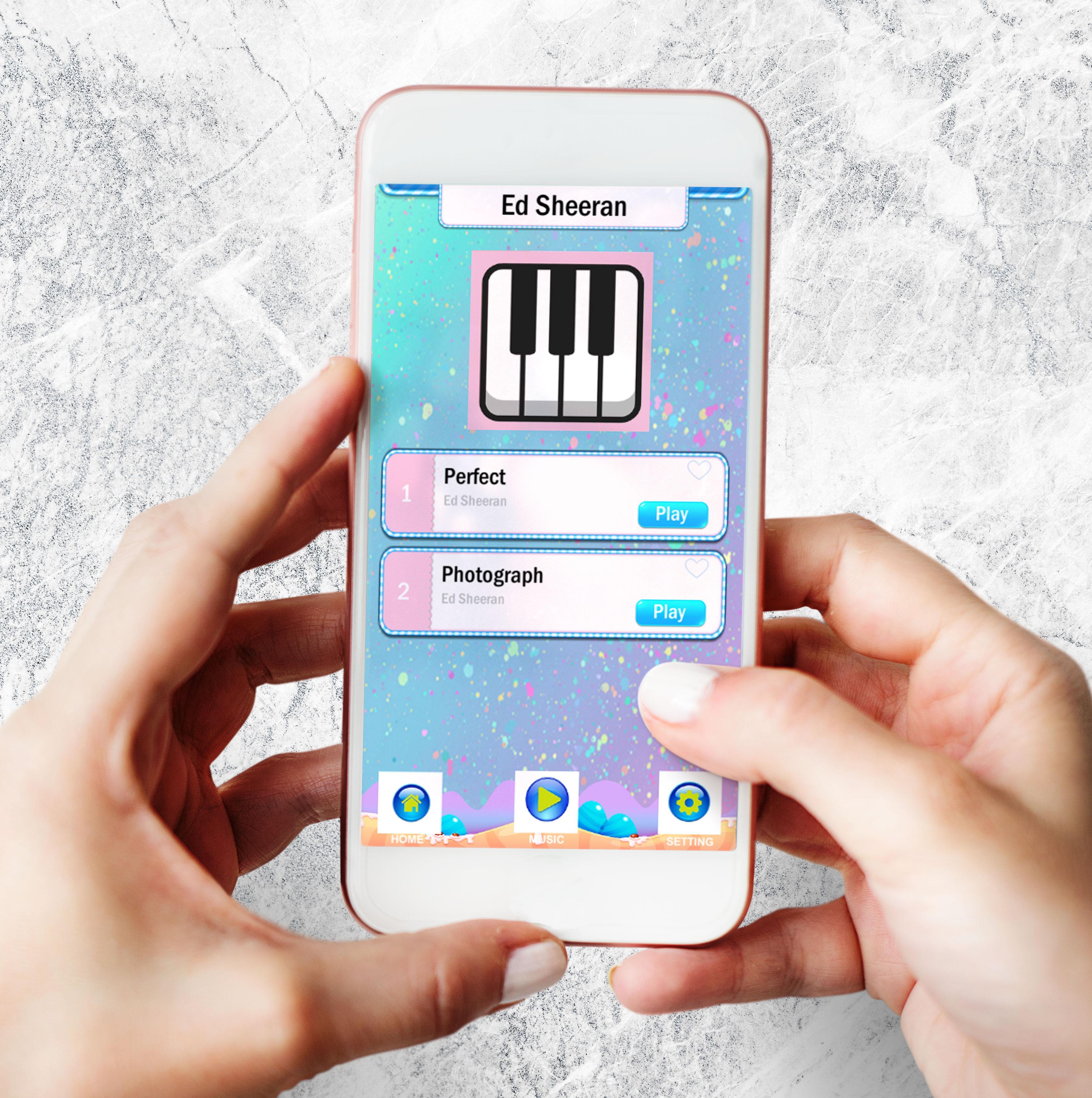 Piano Tiles of Ed Sheeran - Perfect