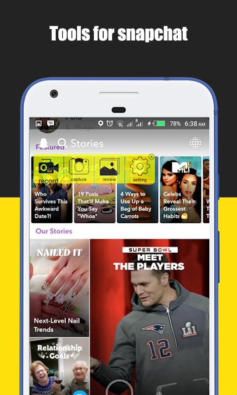 Tools for Snapchat