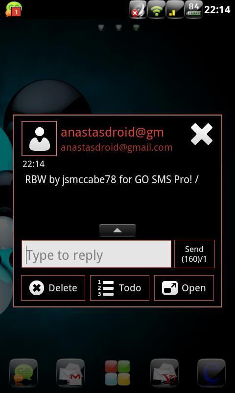 RBW GO SMS Pro Theme (free)