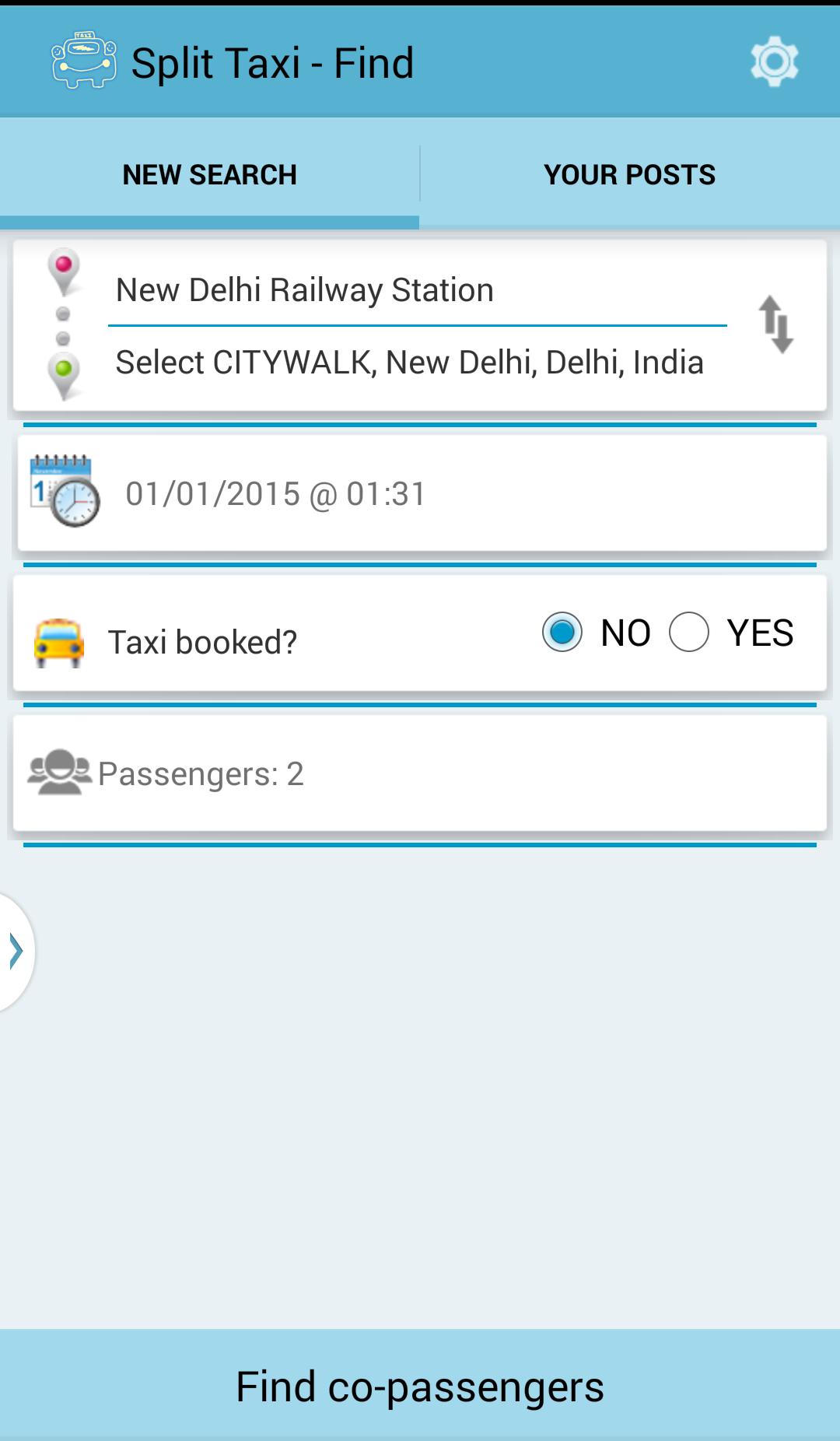 SpliTaxi - Share Cab