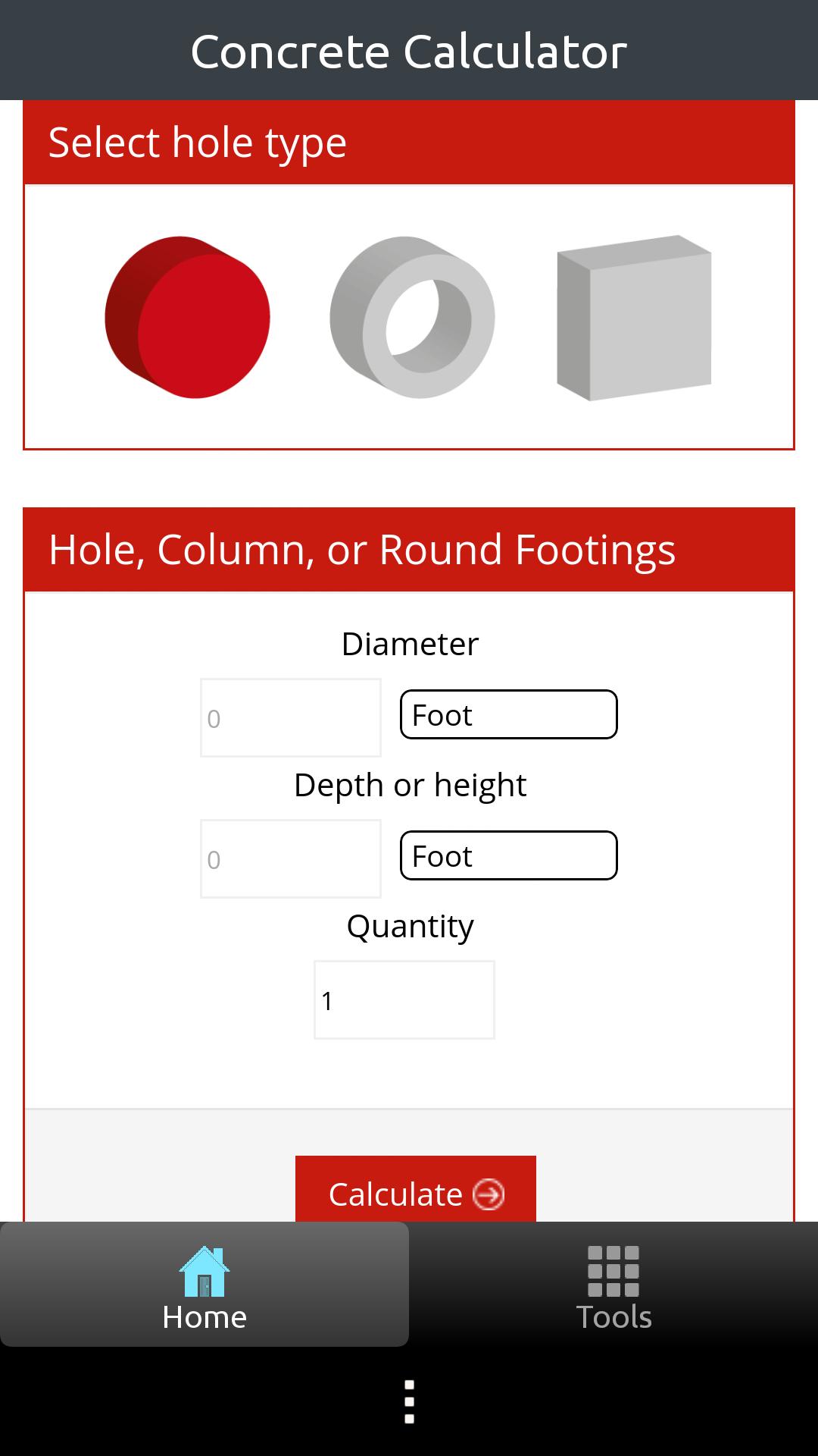 365 Concrete Calculator