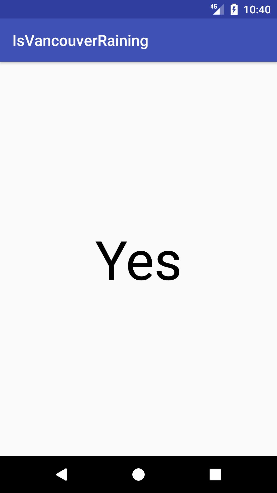 Is Vancouver Raining