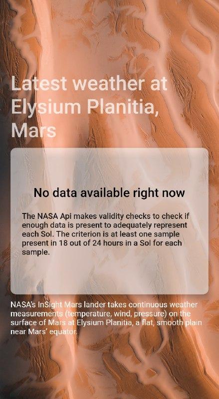 Mars Weather
