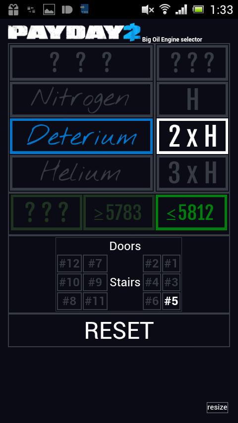 BigOil Engine Selector