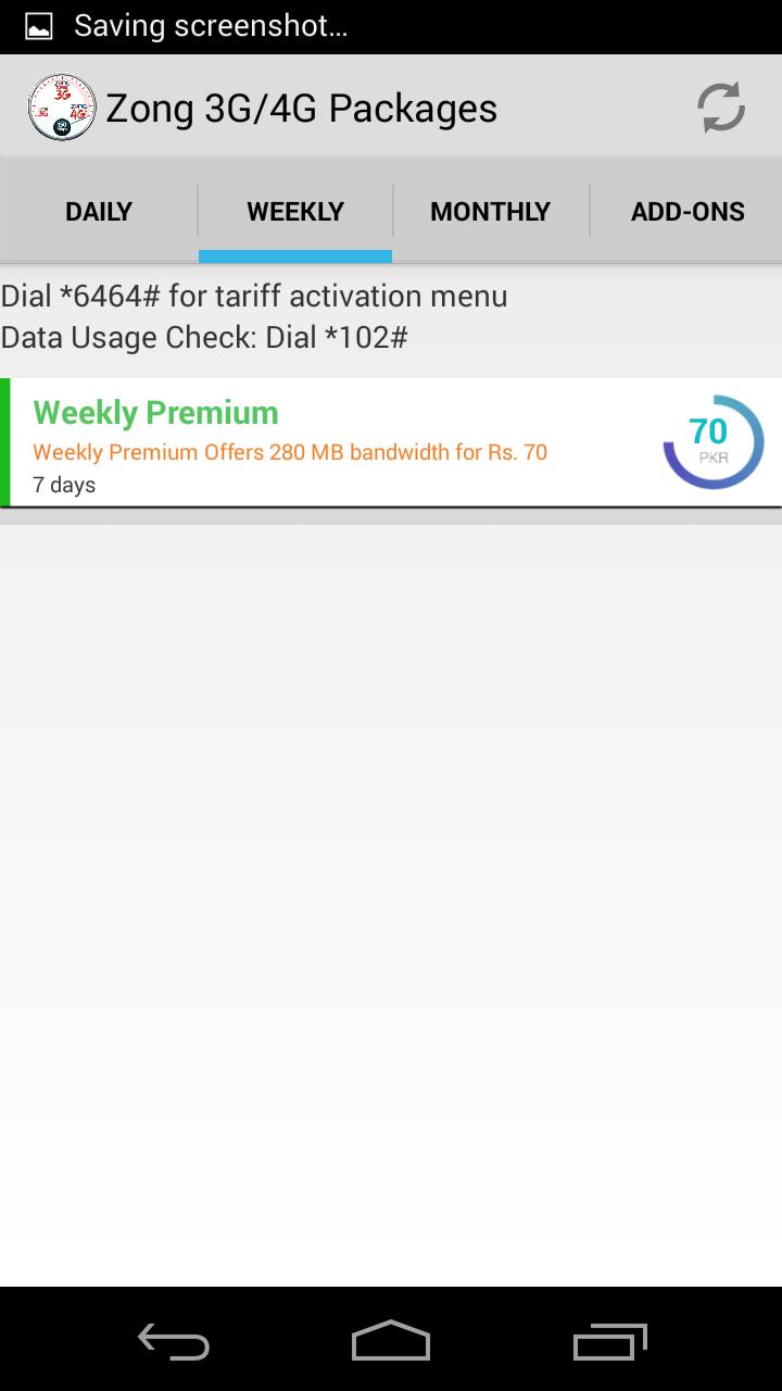 Zong 3G 4G Packages