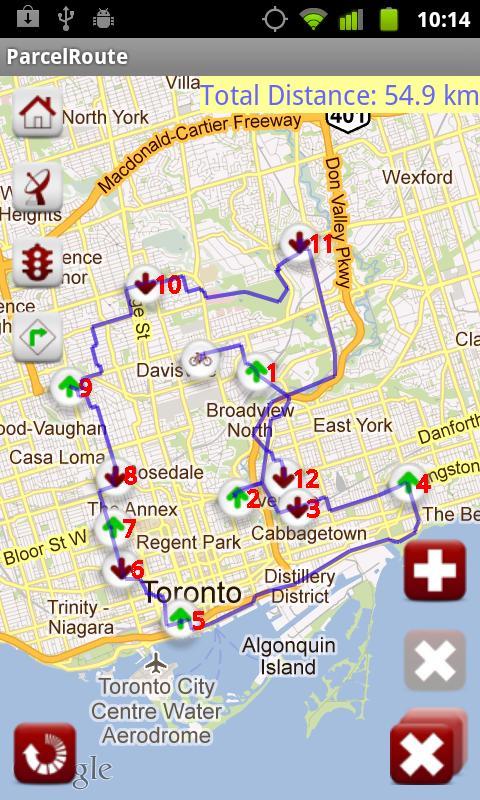Parcel Route