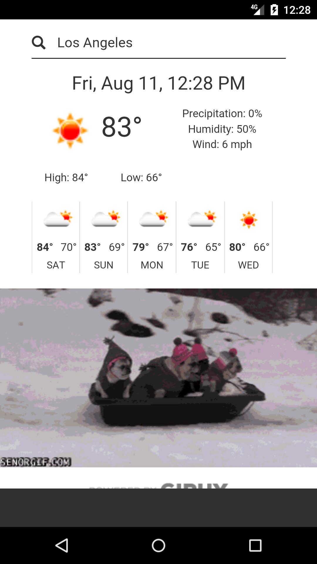 Pug Weather