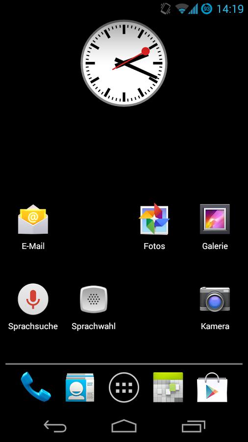 Swiss Railway Clock