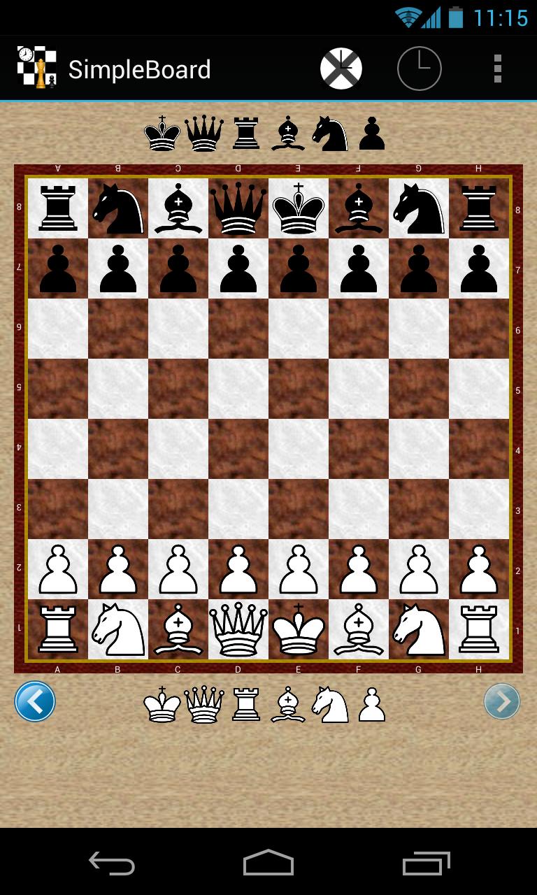Simple chess board