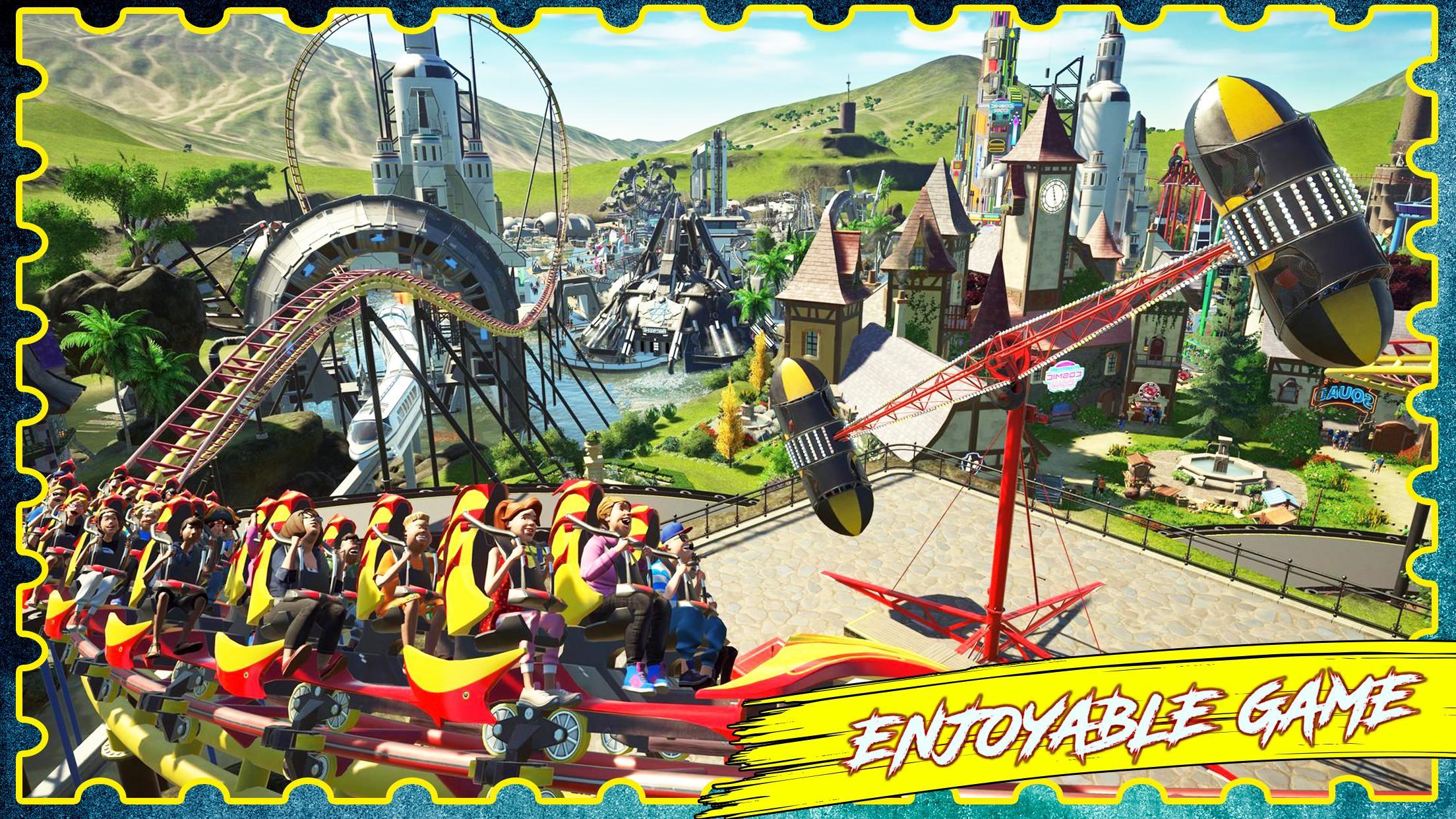 VR Roller Coaster Simulator 3D - Theme Park Tycoon